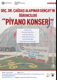 Doç. Dr. Çağdaş Alapınar Gençay'ın öğrencileri ''Piyano Konseri''