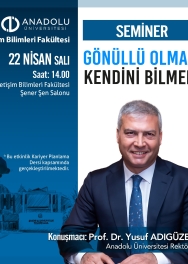 ''Gönüllü  Olmak Kendini Bilmek'' 