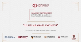 Anadolu Üniversitesi Yayınları uluslararası yayıncılık ölçütlerini sağladı