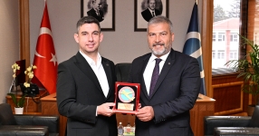  THK Eskişehir Şube Başkanı Çalışkan, Rektör Adıgüzel’i ziyaret etti