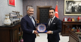  Rektör Adıgüzel’den Kütahya Cumhuriyet Başsavcısı Kılıç’a ziyaret